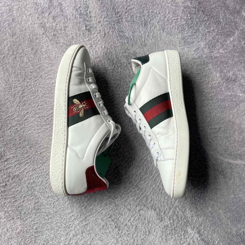 Gucci Gucci Ace Embroidered Fashion Sneakers for Women 0079 Size US 6 / IT 36 - 7 Thumbnail