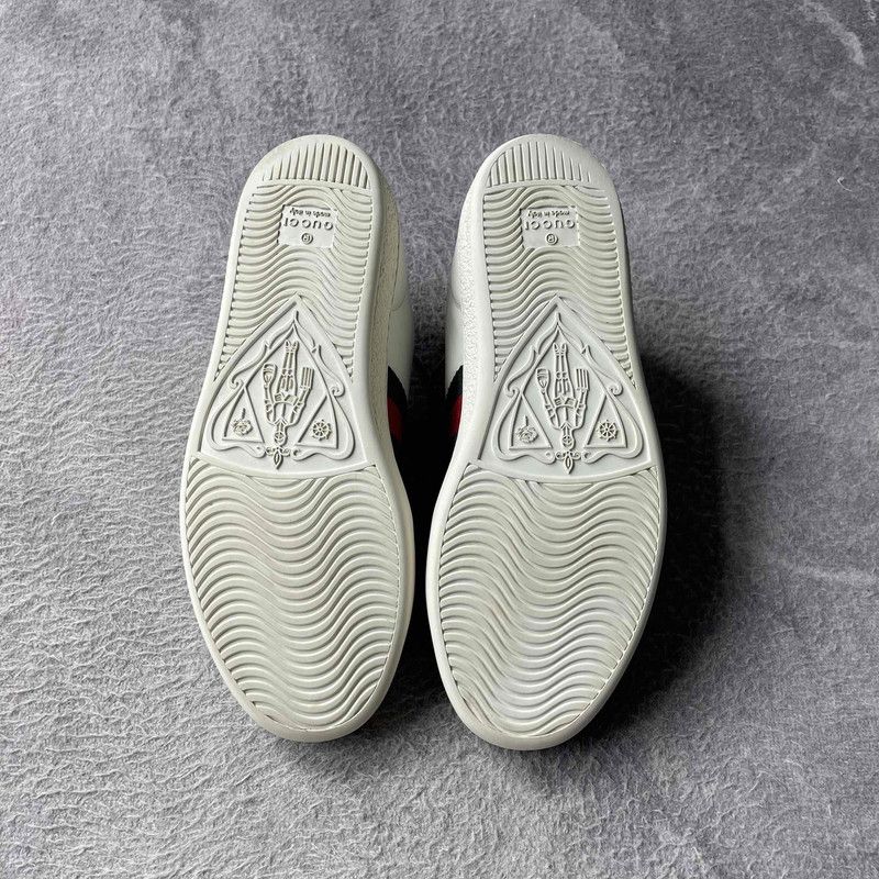 Gucci Gucci Ace Embroidered Fashion Sneakers for Women 0079 Size US 6 / IT 36 - 4 Thumbnail