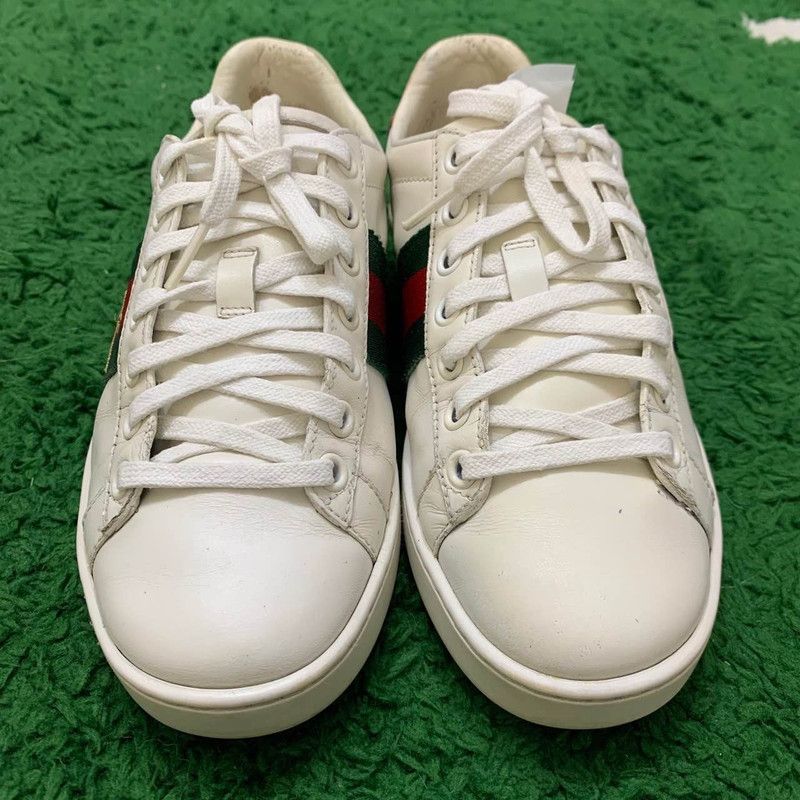 Gucci Gucci Ace Embroidered Fashion Sneakers for Women 0079 Size US 4 / IT 34 - 2 Thumbnail