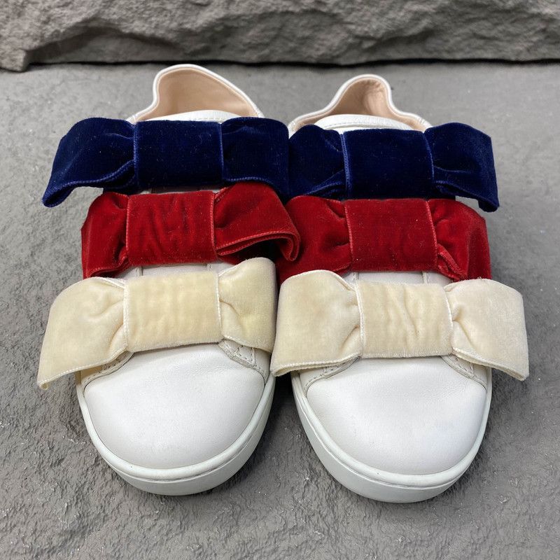 Gucci Gucci Stylish Low-Top Round Toe Sneakers 0079 Size US 4 / IT 34 - 2 Thumbnail
