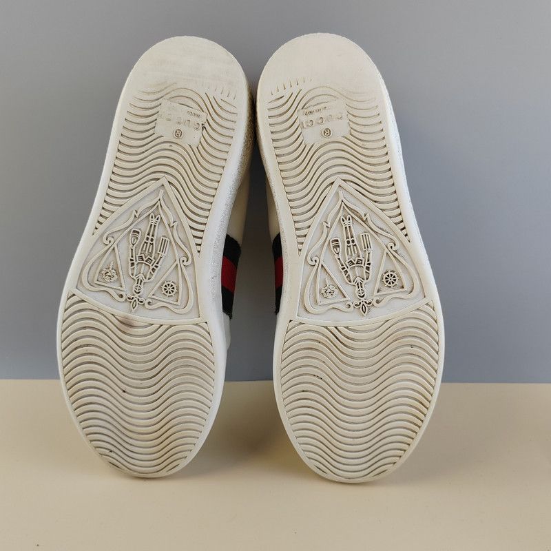 Gucci Gucci Ace Embroidered Fashion Sneakers for Women 0079 Size US 5 / IT 35 - 4 Thumbnail