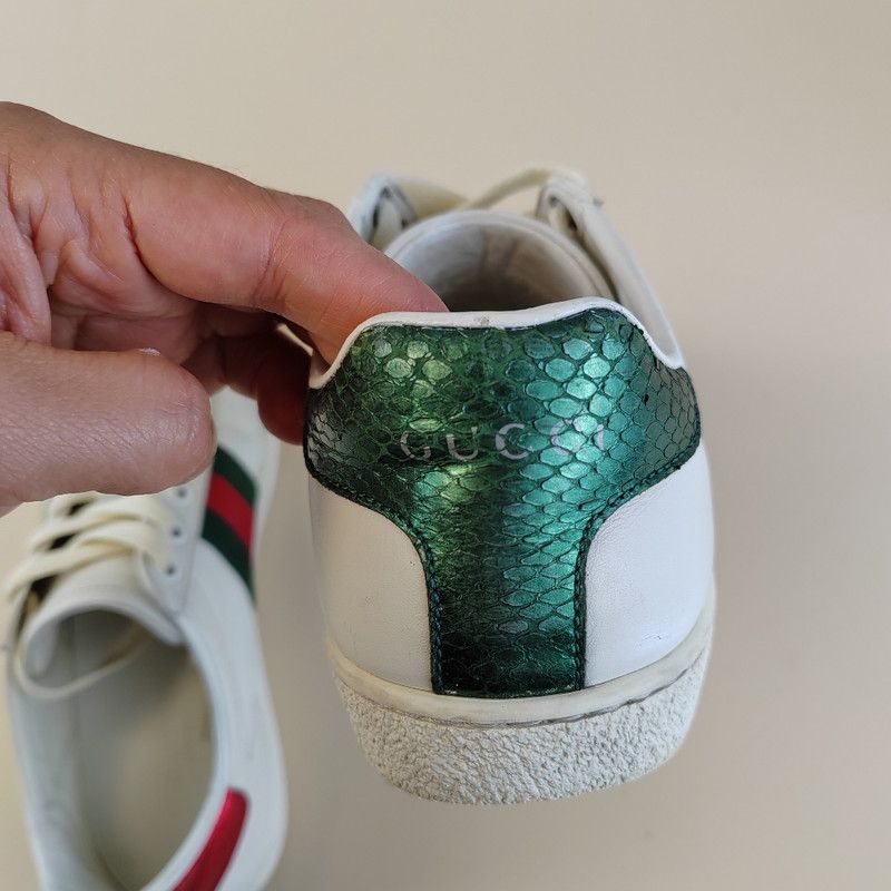 Gucci Gucci Ace Embroidered Fashion Sneakers for Women 0079 Size US 5 / IT 35 - 13 Thumbnail