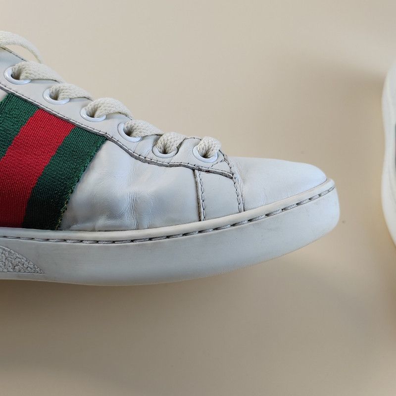 Gucci Gucci Ace Embroidered Fashion Sneakers for Women 0079 Size US 5 / IT 35 - 9 Thumbnail