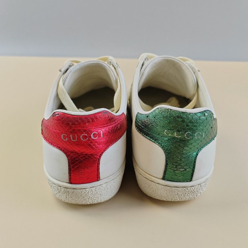 Gucci Gucci Ace Embroidered Fashion Sneakers for Women 0079 Size US 5 / IT 35 - 3 Thumbnail