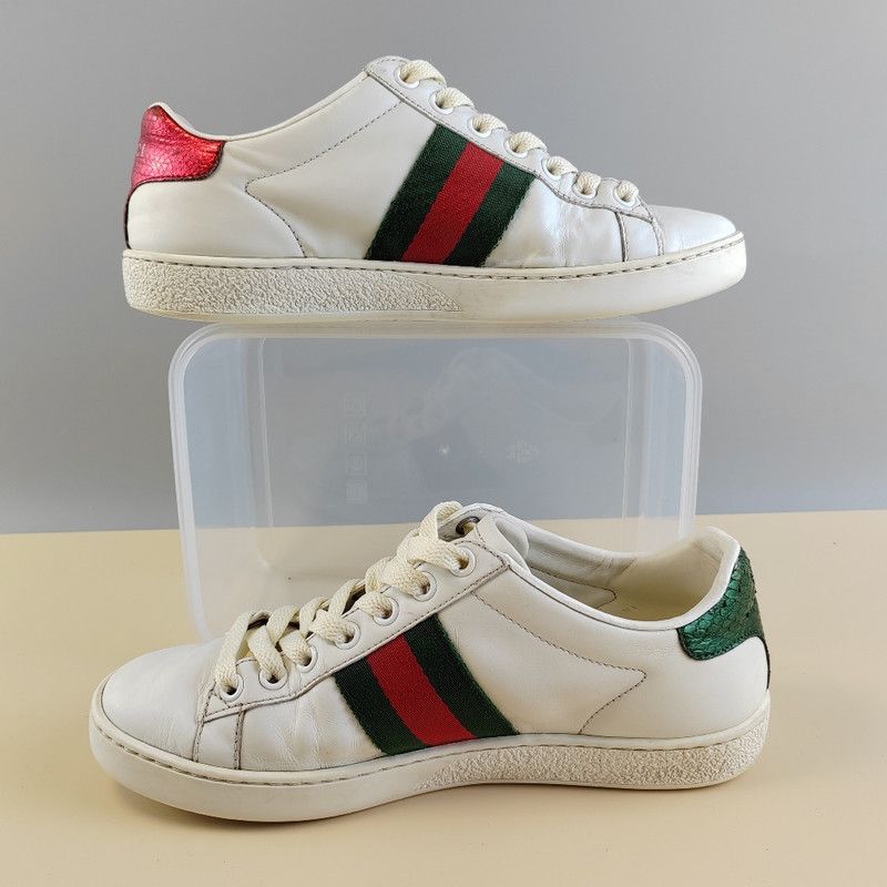 Gucci Gucci Ace Embroidered Fashion Sneakers for Women 0079 Size US 5 / IT 35 - 8 Thumbnail