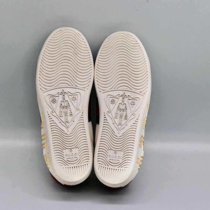 Gucci GUCCI Ace Stripe Low-Top Fashion Sneakers for Women 0079 Size US 6 / IT 36 - 4 Thumbnail