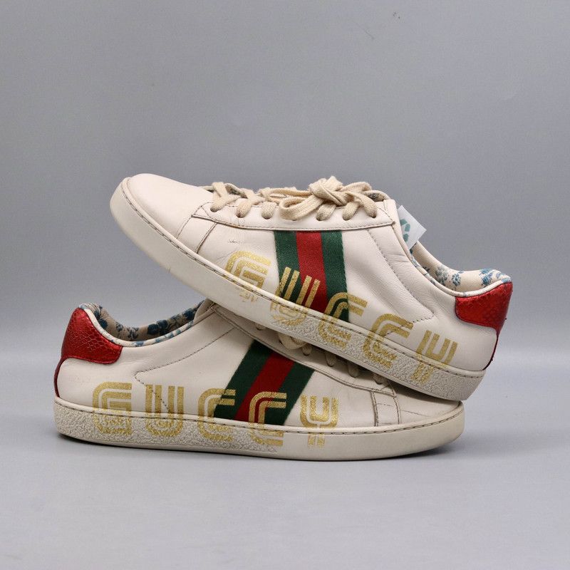 Gucci GUCCI Ace Stripe Low-Top Fashion Sneakers for Women 0079 Size US 6 / IT 36 - 10 Thumbnail