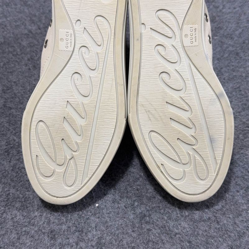 Gucci Gucci Monogram High-Top Casual Canvas Sneakers 0079 Size US 6 / IT 36 - 7 Thumbnail