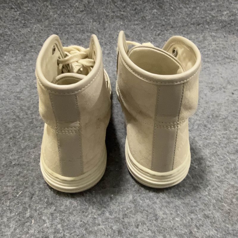 Gucci Gucci Monogram High-Top Casual Canvas Sneakers 0079 Size US 6 / IT 36 - 3 Thumbnail