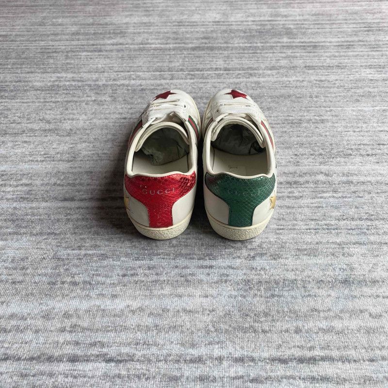 Gucci Gucci Ace Star Pattern Fashion Sneakers for Women 0079 Size US 6 / IT 36 - 3 Thumbnail
