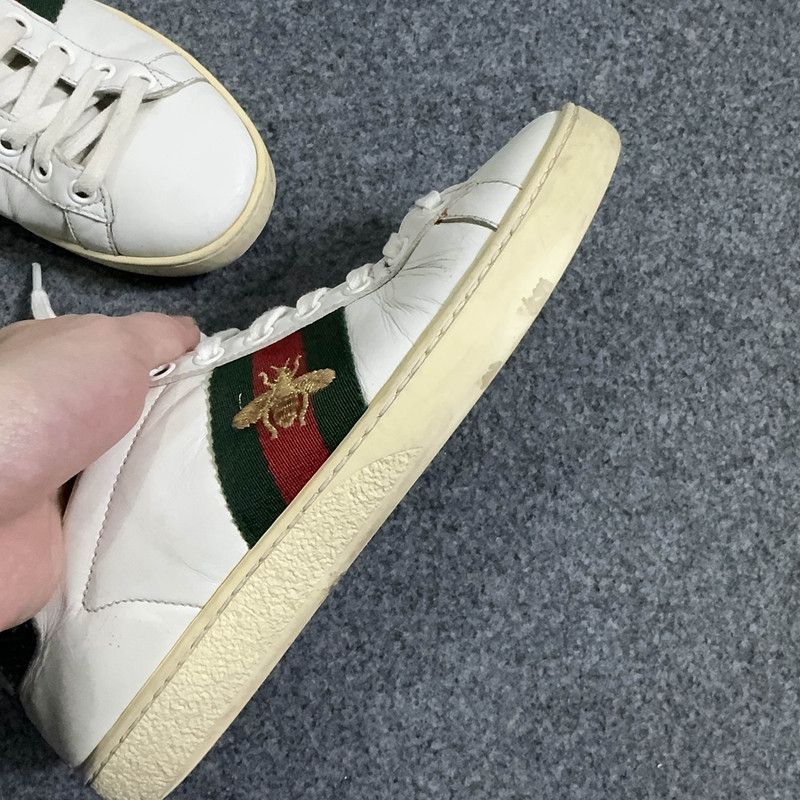Gucci Gucci Ace Embroidered Fashion Sneakers 0079 Size US 5 / IT 35 - 6 Thumbnail