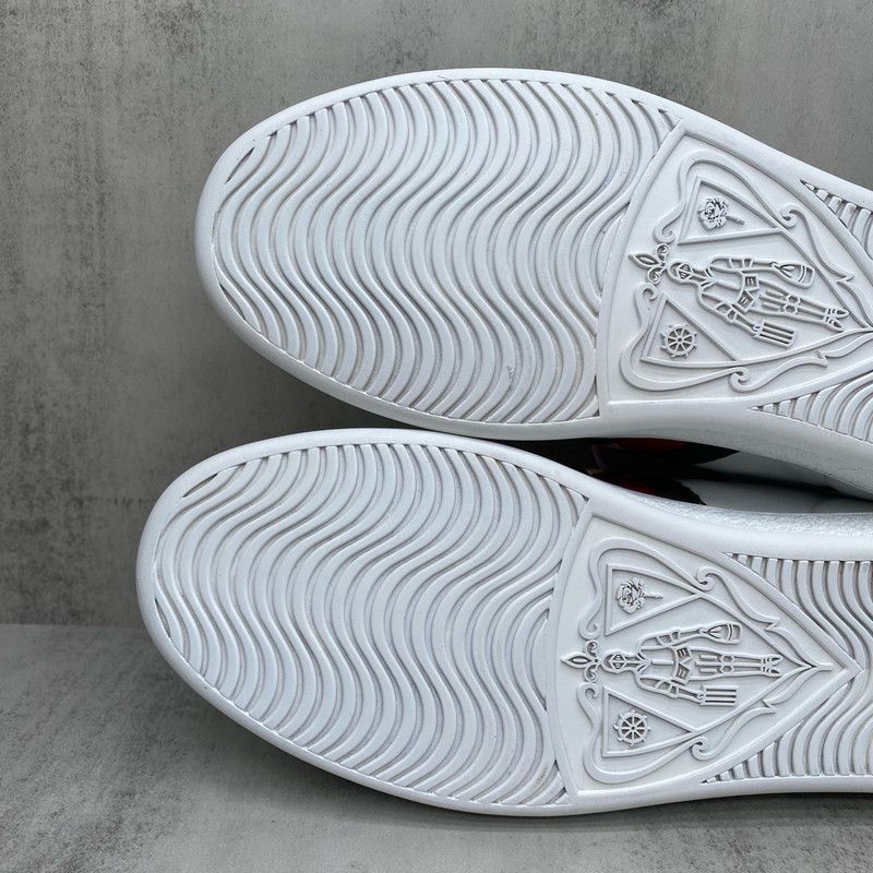 Gucci Gucci Ace Leather Ladybug White Sneakers 0079 Size US 4.5 / IT 34.5 - 8 Thumbnail