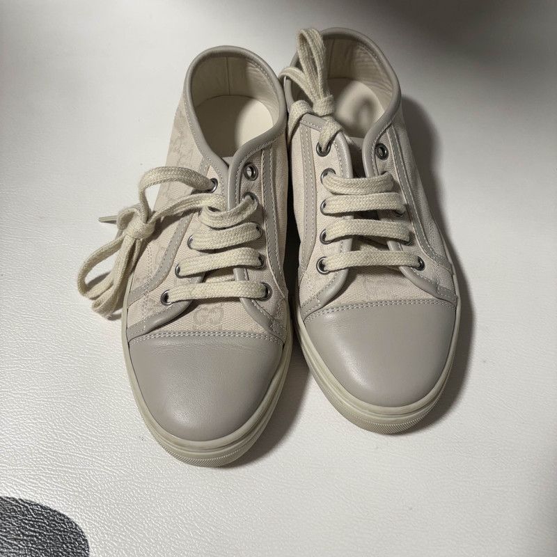 Gucci Gucci Low-Top GG Canvas Sneakers for Women 0079 Size US 5 / IT 35 - 2 Thumbnail