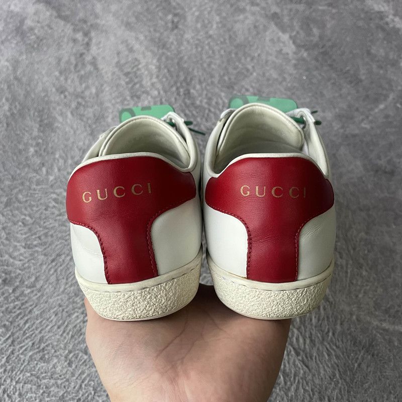 Gucci Ace White Leather Fashion Sneakers 0079