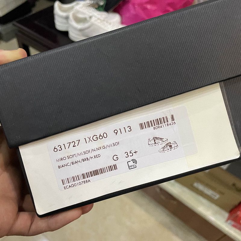Gucci Ace White Leather Fashion Sneakers 0079