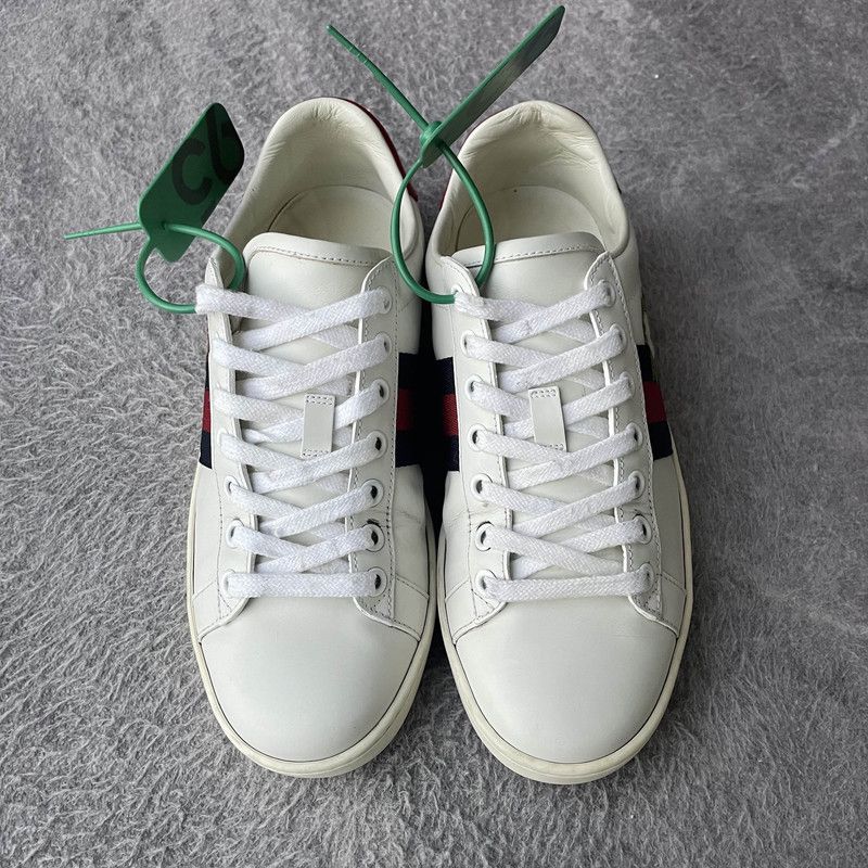 Gucci Ace White Leather Fashion Sneakers 0079