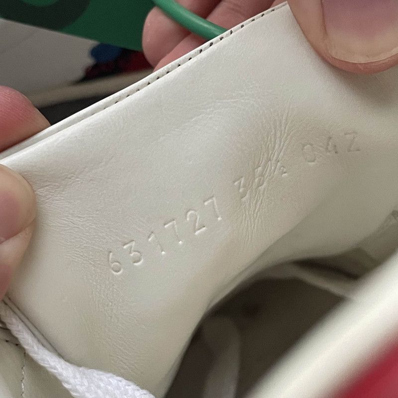 Gucci Ace White Leather Fashion Sneakers 0079