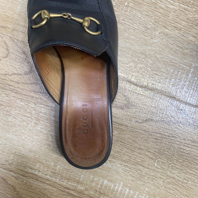 Gucci Gucci Princetown Black Leather Slide Sandals 0079 Size US 6 / IT 36 - 16 Thumbnail