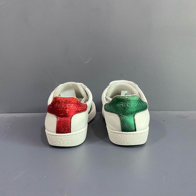 Gucci Gucci ACE Embroidered Fashion Sneakers for Women 0079 Size US 5 / IT 35 - 3 Thumbnail