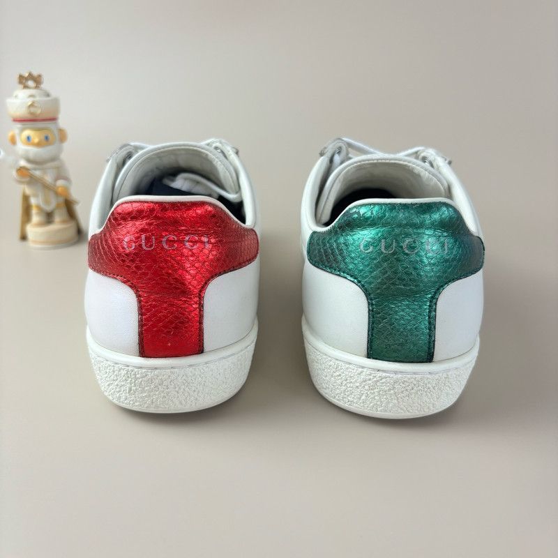 Gucci Gucci Ace Low-Top Sneakers with Bee Design 0079 Size US 5 / IT 35 - 3 Thumbnail