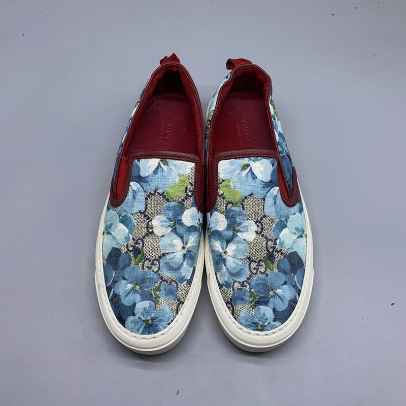 Gucci Gucci Floral Pattern Slip-On Sneakers for Women 0079 Size US 5 / IT 35 - 6 Thumbnail