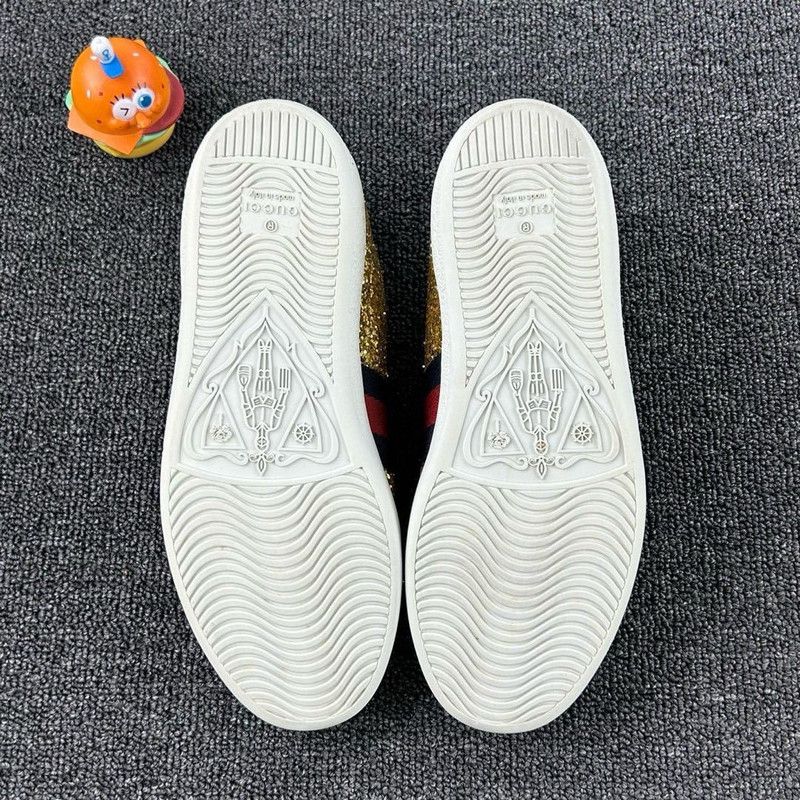 Gucci Gucci Glitter Low-Top Fashion Sneakers for Women 0079 Size US 5.5 / IT 35.5 - 4 Thumbnail