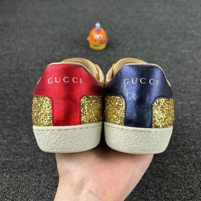 Gucci Gucci Glitter Low-Top Fashion Sneakers for Women 0079 Size US 5.5 / IT 35.5 - 3 Thumbnail