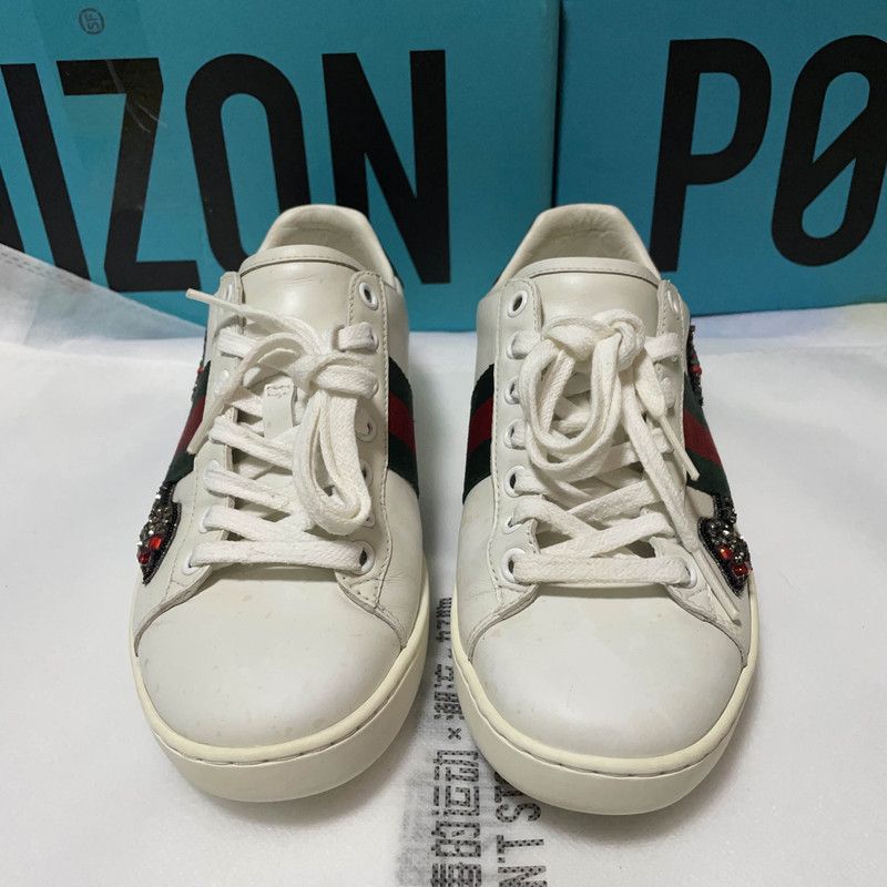 Gucci Gucci Ace Embroidered Fashion Sneakers for Women 0079 Size US 5 / IT 35 - 2 Thumbnail