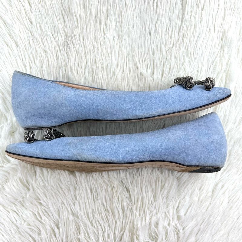 Gucci Gucci Stylish Flat Shoes for Women in Blue 0079 Size US 5 / IT 35 - 5 Thumbnail