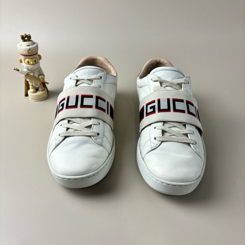 Gucci Gucci Ace Embroidered Fashion Sneakers for Women 0079 Size US 6.5 / IT 36.5 - 2 Thumbnail