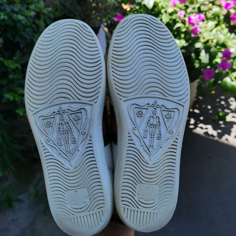 Gucci Gucci Ace Embroidered Fashion Sneakers for Women 0079 Size US 5 / IT 35 - 4 Thumbnail
