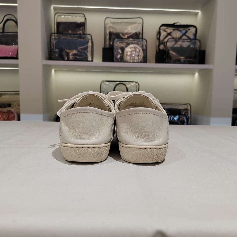 Gucci Gucci Ace Bee and Star Low-Top Sneakers 0079 Size US 5 / IT 35 - 3 Thumbnail