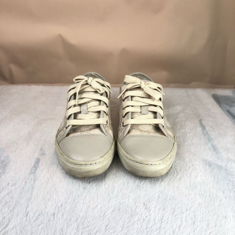 Gucci Gucci Low-Top GG Canvas Sneakers for Women 0079 Size US 5 / IT 35 - 2 Thumbnail