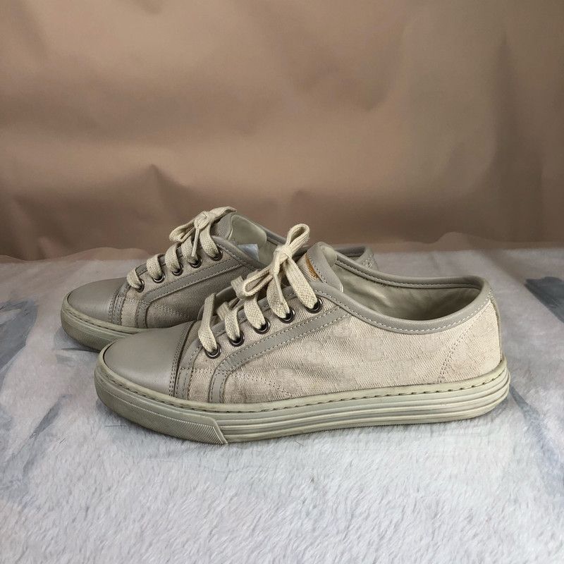 Gucci Gucci Low-Top GG Canvas Sneakers for Women 0079 Size US 5 / IT 35 - 5 Thumbnail