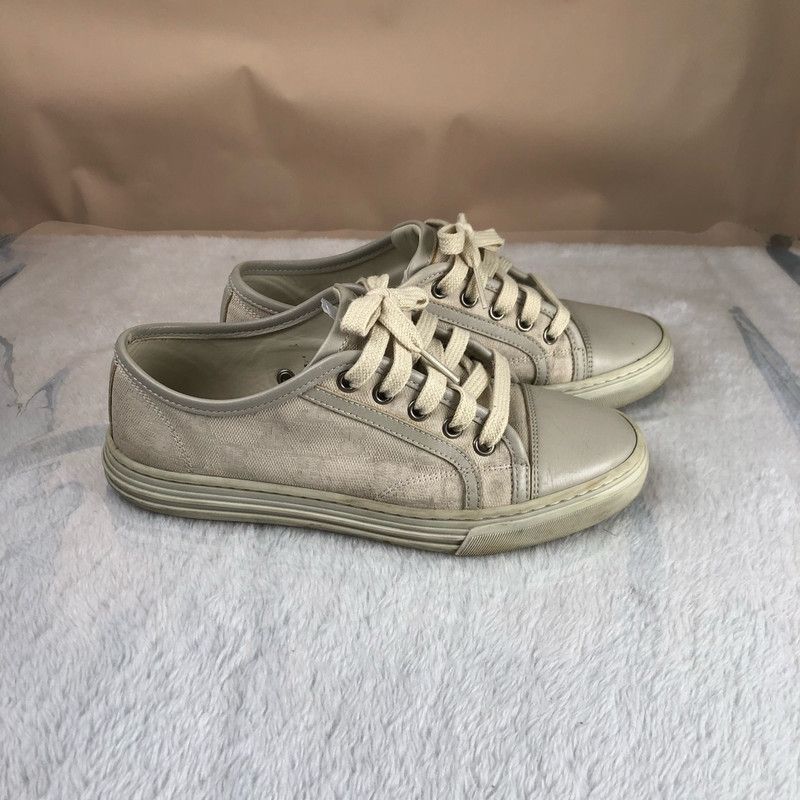 Gucci Gucci Low-Top GG Canvas Sneakers for Women 0079 Size US 5 / IT 35 - 3 Thumbnail