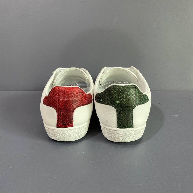Gucci Gucci Ace Bee Embroidered Low-Top Sneakers 0079 Size US 6 / IT 36 - 3 Thumbnail