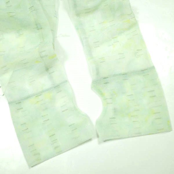 Other Other Mame Kurogouchi Marble Printed Plaid Sheer High Neck Top Others Tops MM23SS-JS020 DUTY FREE for USA Size ONE SIZE - 5 Thumbnail
