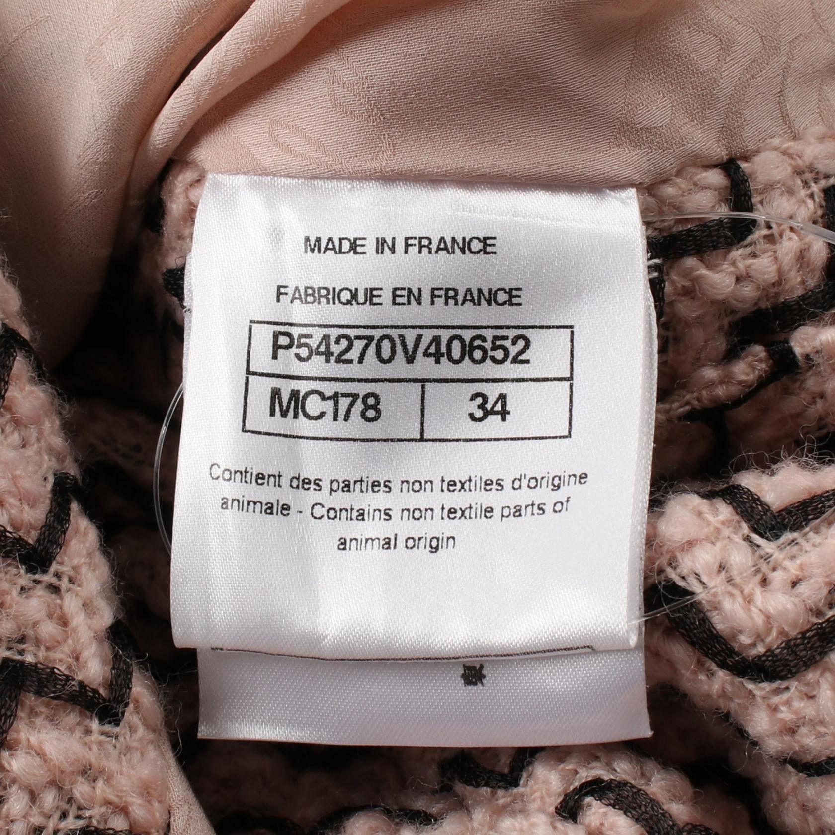 Chanel Chanel Chanel P54270V40652 Wool Nylon Outerwear Others Outerwear P54270V40652 Size ONE SIZE - 6 Thumbnail