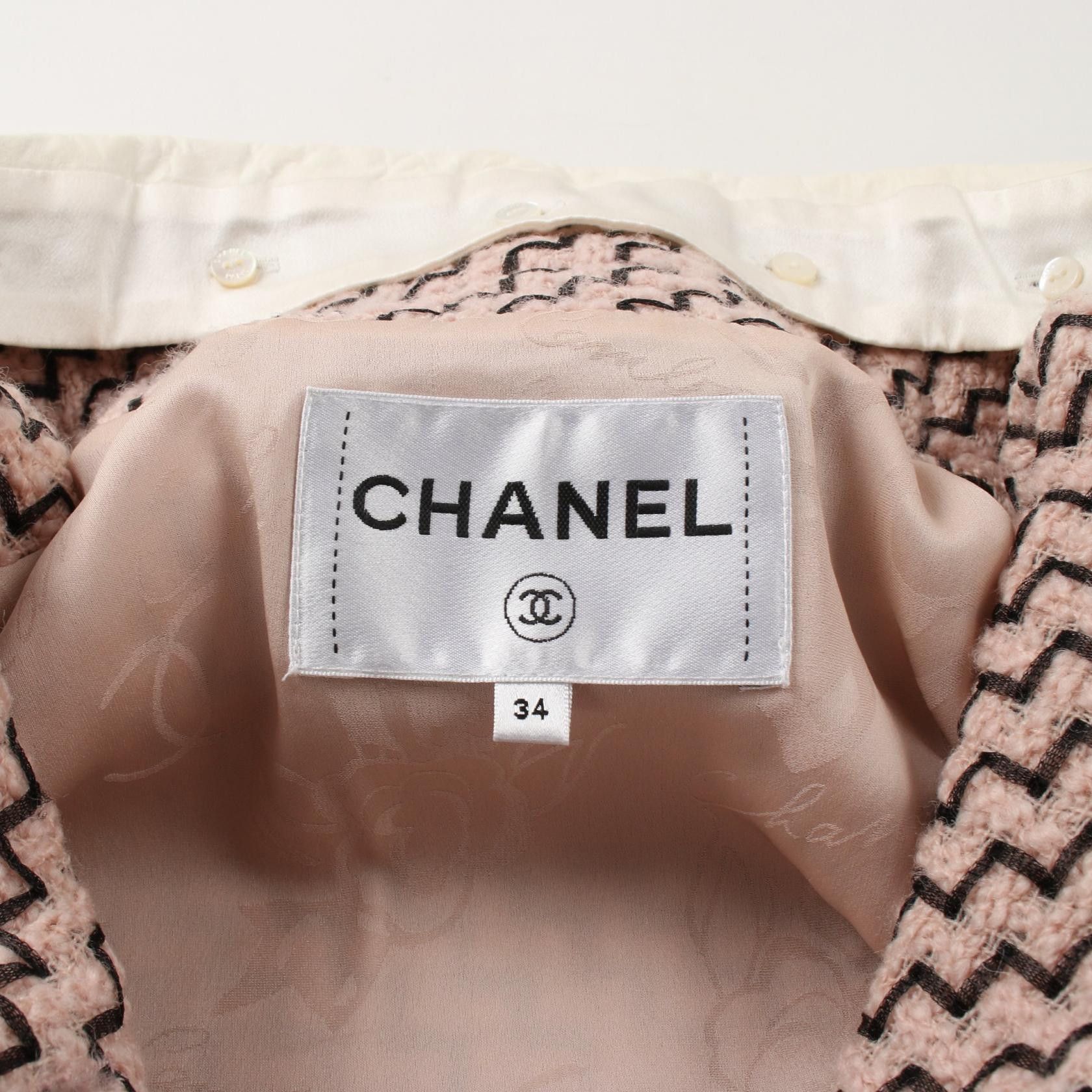 Chanel Chanel Chanel P54270V40652 Wool Nylon Outerwear Others Outerwear P54270V40652 Size ONE SIZE - 3 Thumbnail