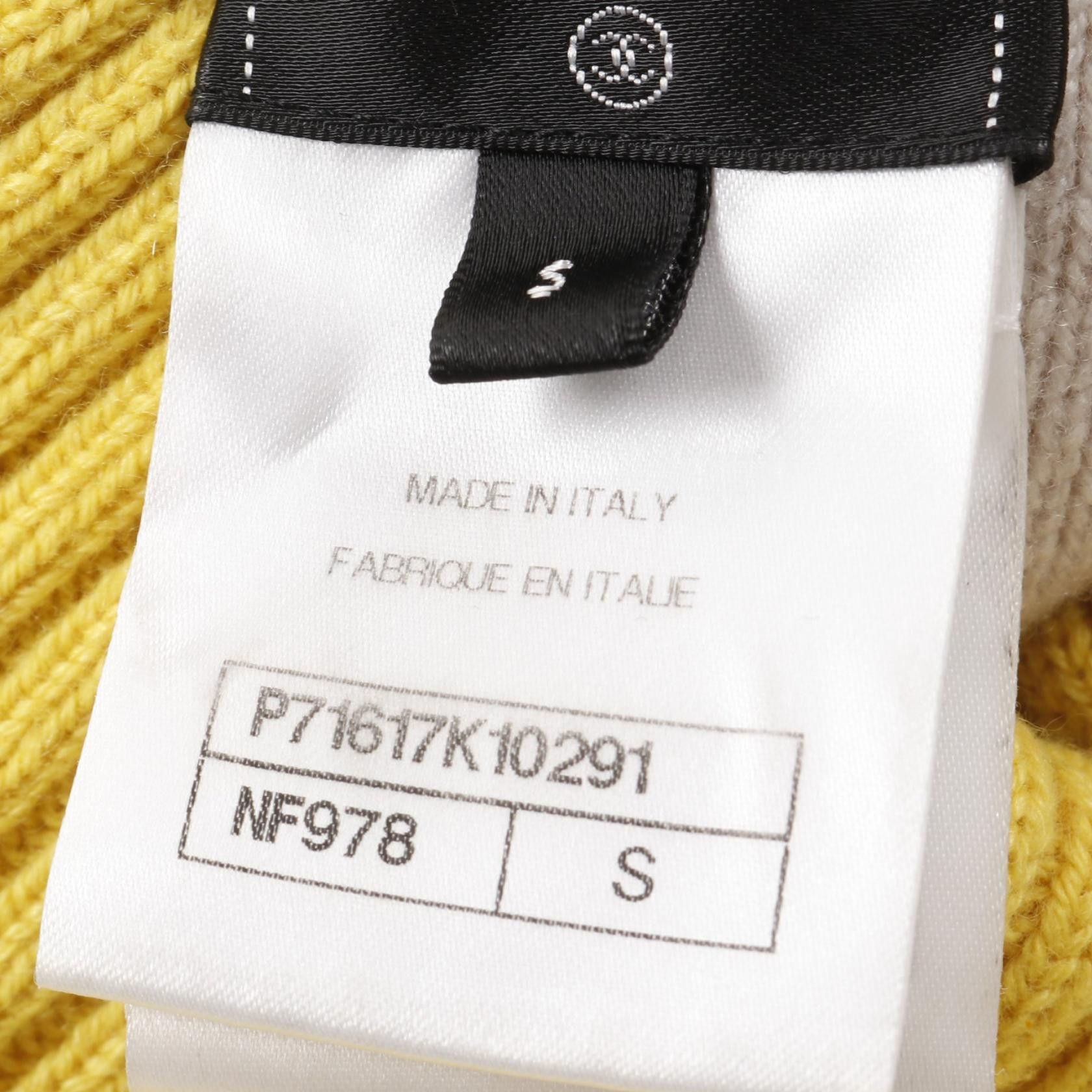Chanel Chanel Chanel Knit Cashmere Top Natural Material Tops P71617K10291 Size ONE SIZE - 6 Thumbnail