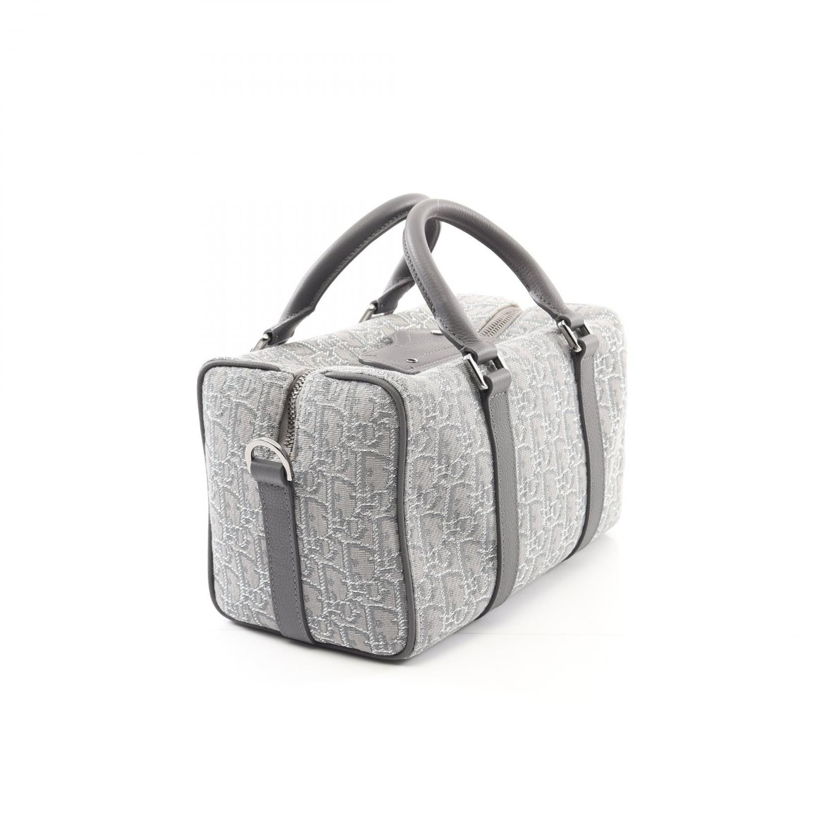 Dior Dior Dior LINGOT26 Oblique Canvas Leather Handbag Canvas Handbag Size ONE SIZE - 2 Thumbnail