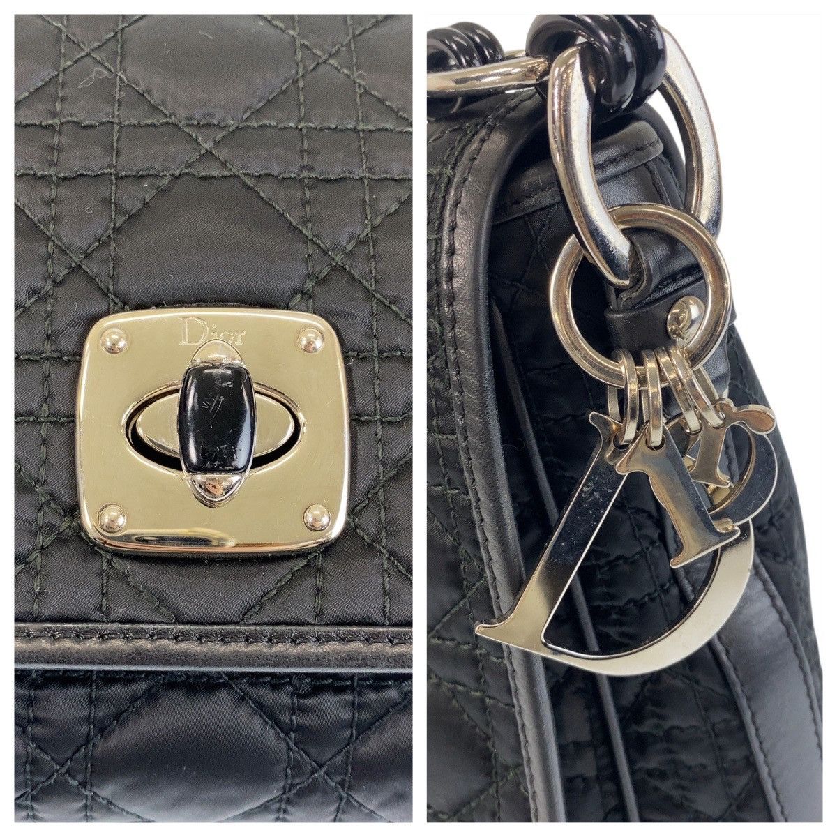 Dior Dior Dior Cannage Nylon Shoulder Bag Others Crossbody Bag DUTY FREE for USA Size ONE SIZE - 9 Thumbnail