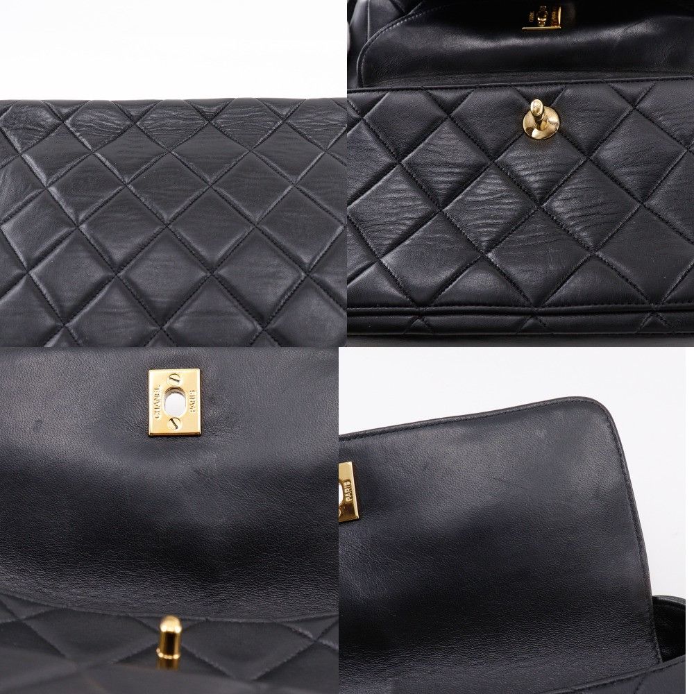 Chanel Chanel Chanel Double Coco Matelasse Lambskin Shoulder Bag Leather Shoulder Bag Size ONE SIZE - 13 Thumbnail