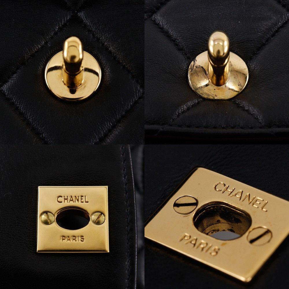 Chanel Chanel Chanel Double Coco Matelasse Lambskin Shoulder Bag Leather Shoulder Bag Size ONE SIZE - 15 Thumbnail