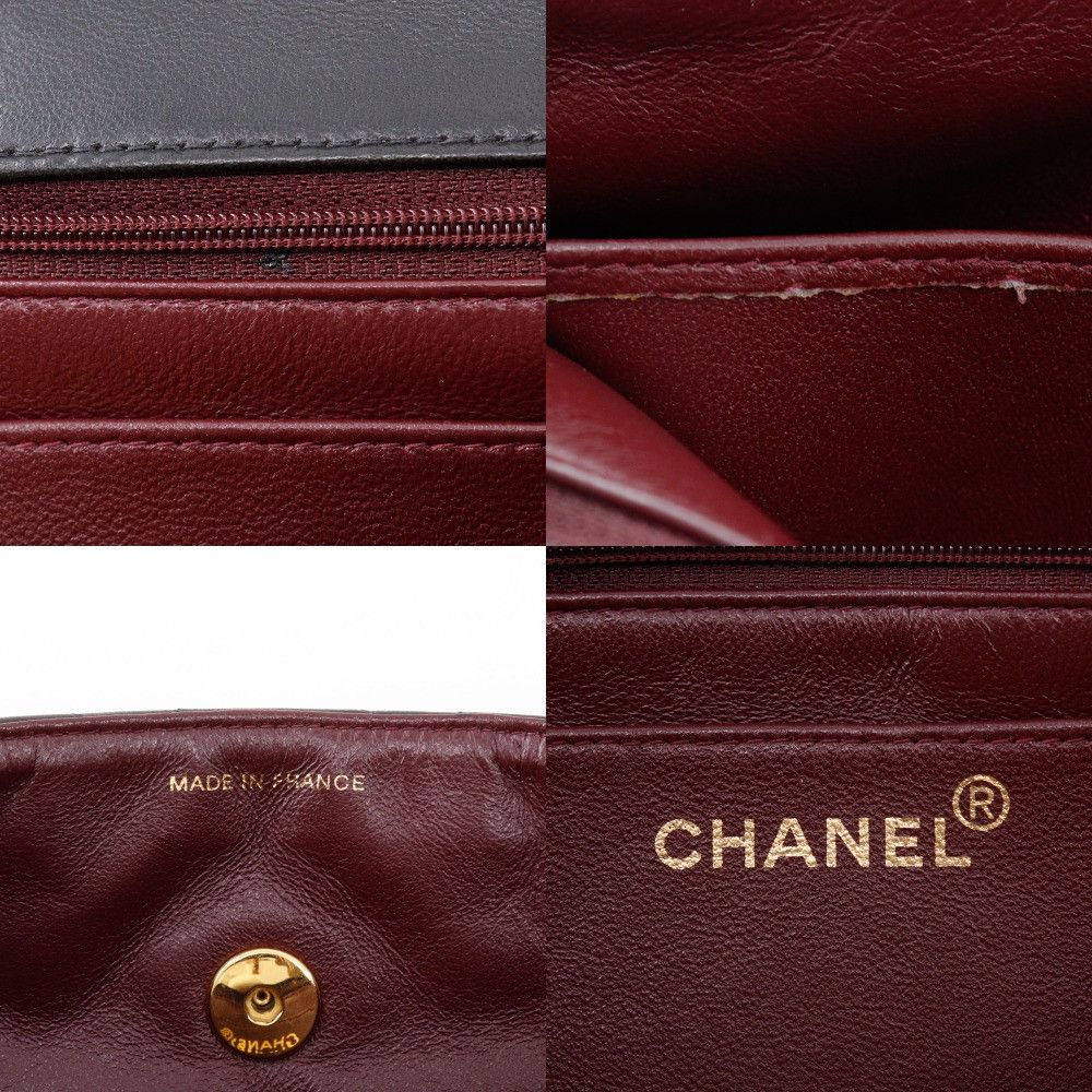 Chanel Chanel Chanel Double Coco Matelasse Lambskin Shoulder Bag Leather Shoulder Bag Size ONE SIZE - 9 Thumbnail