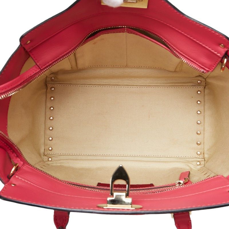 Valentino Valentino Roman Studs Leather 2way Bag Leather Shoulder Bag DUTY FREE for USA