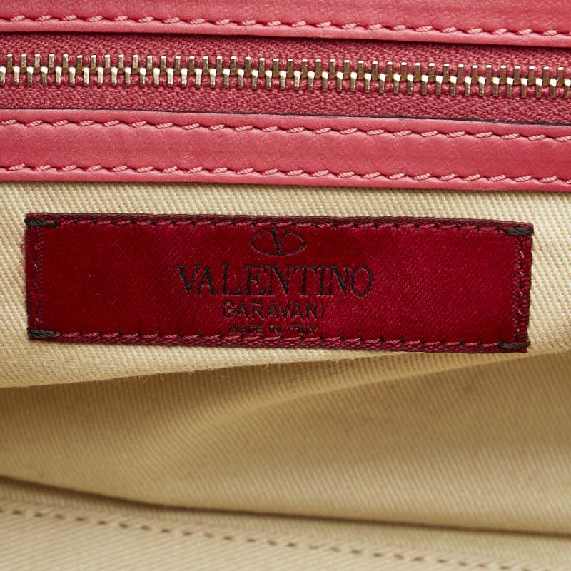 Valentino Valentino Roman Studs Leather 2way Bag Leather Shoulder Bag DUTY FREE for USA