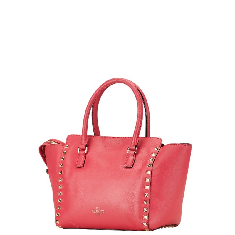 Valentino Valentino Roman Studs Leather 2way Bag Leather Shoulder Bag DUTY FREE for USA