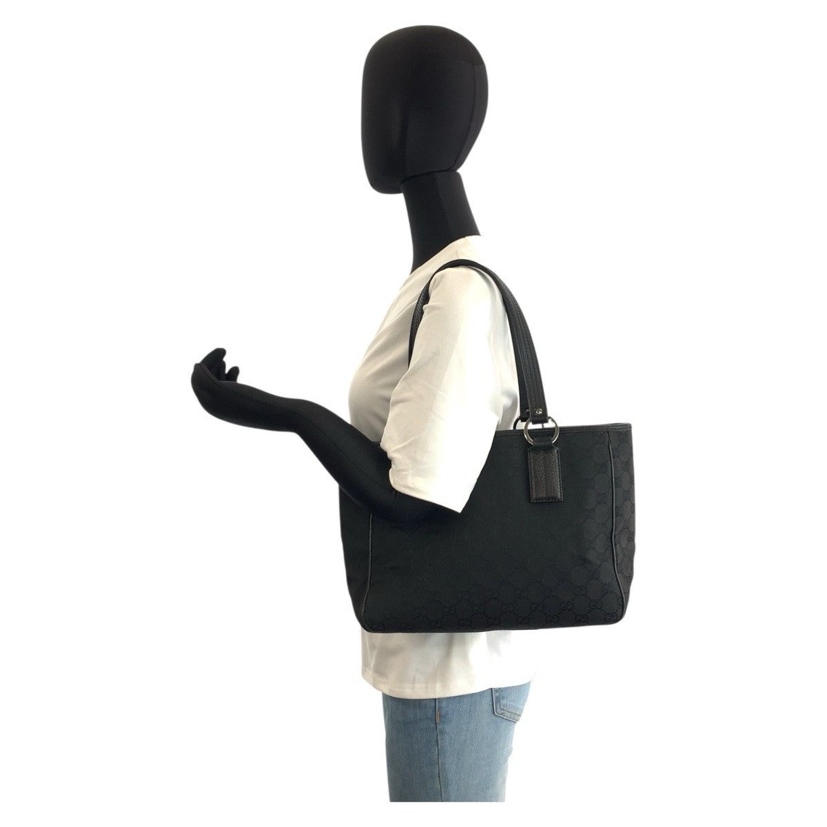 Gucci Gucci Gucci GG Canvas Leather 2way Bag Canvas Shoulder Bag 113019 DUTY FREE for USA Size ONE SIZE - 6 Thumbnail