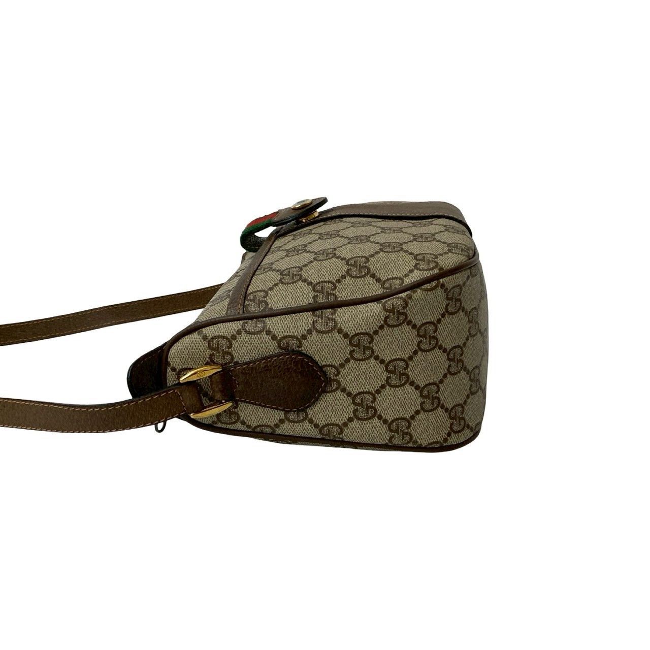 Gucci Gucci Gucci Old Gucci GG Logo Leather Shoulder Bag Leather Shoulder Bag Size ONE SIZE - 6 Thumbnail